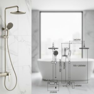 Luxurious & Functional Shower Column Set